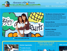 Tablet Screenshot of americaontrack.org